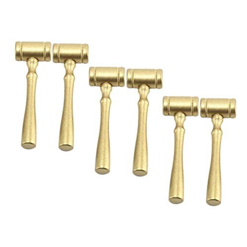 UPKOCH 6St Spielzeughammer für zappelnde Hammer Hammer Minihammer zabawki stymulujące rozwój Educational Toys Auktionshammer Richter Hammer hölzern Golden UPKOCH 6St Spielzeughammer für zappelnde Hammer Hammer Minihammer zabawki stymulujące rozwój Educational Toys Auktionshammer Richter Hammer hölzern Golden von UPKOCH