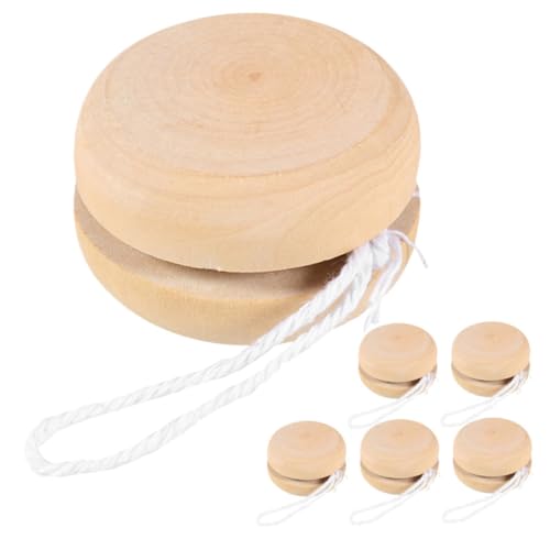 UPKOCH 6St aus Holz Fingerspielzeug Kinderspielzeug beleuchten Tablet für Mädchen Party-Jo-Jo-Bälle holzbälle selber Machen Graffiti-Kugeln aus Holz UPKOCH 6St aus Holz Fingerspielzeug Kinderspielzeug beleuchten Tablet für Mädchen Party-Jo-Jo-Bälle holzbälle selber Machen Graffiti-Kugeln aus Holz von UPKOCH