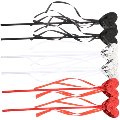 UPKOCH 6Stücke Glitzer Herz Feenstäbe für Zauberstäbe aus Langlebigem Material für Geburtstagsfeiern Cosplay Halloween und Bühnenaufführungen Leicht und Handlich UPKOCH 6Stücke Glitzer Herz Feenstäbe für Zauberstäbe aus Langlebigem Material für Geburtstagsfeiern Cosplay Halloween und Bühnenaufführungen Leicht und Handlich von UPKOCH