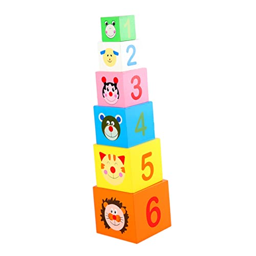 UPKOCH 6Stücke Kognitive Stapelspielzeug für Teiliges aus Hochwertigem Material Fördert Frühes Lernen und Interaktives für Kleinkinder Ab Jahr UPKOCH 6Stücke Kognitive Stapelspielzeug für Teiliges aus Hochwertigem Material Fördert Frühes Lernen und Interaktives für Kleinkinder Ab Jahr von UPKOCH
