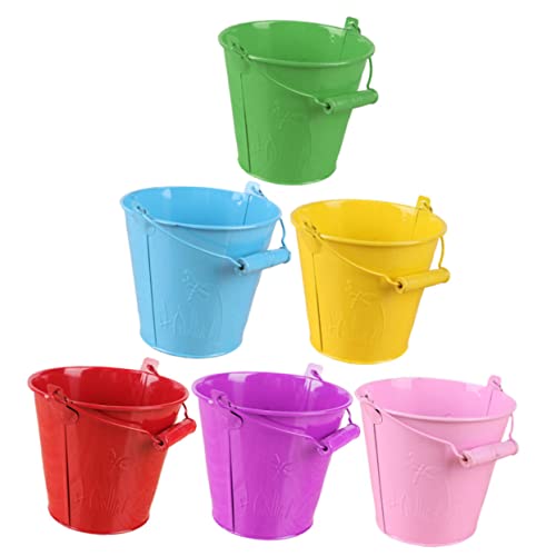 UPKOCH 6Stücke Mini Eimer Für Blech Eimer Für Sand Und Strandspiele Strandspielzeug Für Jungen Und Zufällige Farben UPKOCH 6Stücke Mini Eimer Für Blech Eimer Für Sand Und Strandspiele Strandspielzeug Für Jungen Und Zufällige Farben von UPKOCH