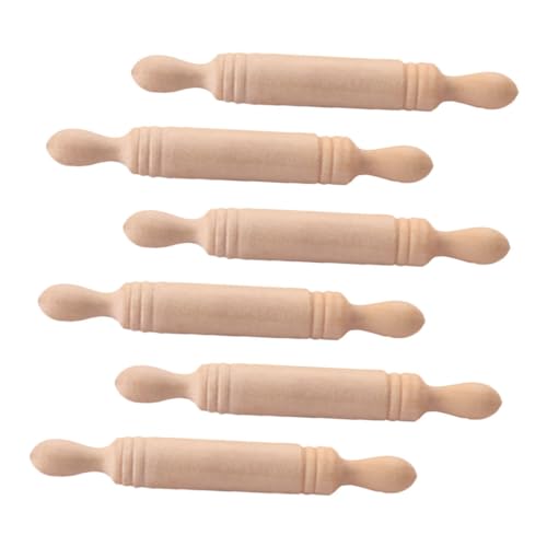 UPKOCH 6Stücke Rollstifte Holz Küchenzubehör für Mini Dekoration und Fotografie Prop Fördert Kreatives und Lernvergnügen UPKOCH 6Stücke Rollstifte Holz Küchenzubehör für Mini Dekoration und Fotografie Prop Fördert Kreatives und Lernvergnügen von UPKOCH