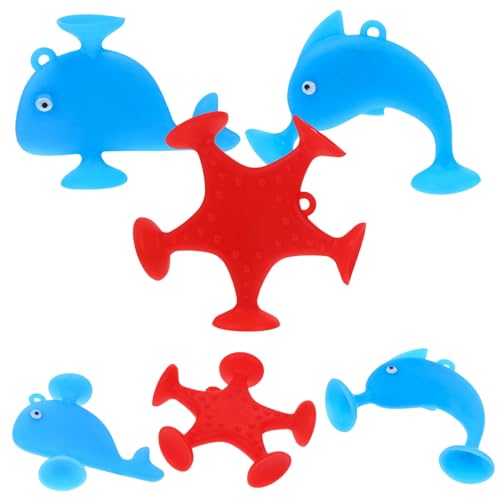 UPKOCH 6Stücke Saugbadspielzeug Für Tierformen Duschspielzeug Mit Seestern Und Wal Wasserspielzeug Für Badewanne Und Pool UPKOCH 6Stücke Saugbadspielzeug Für Tierformen Duschspielzeug Mit Seestern Und Wal Wasserspielzeug Für Badewanne Und Pool von UPKOCH