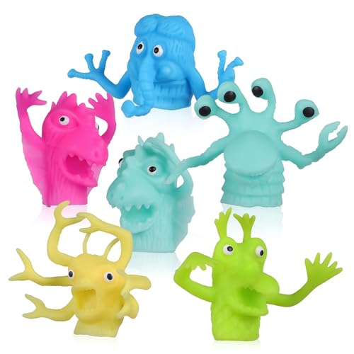 UPKOCH 6Stücke TPR Cartoon Fingerpuppen für Lustige Handpuppen aus Sicherem Material zur Stressbewältigung für Fantasievolles Zufällige Designs UPKOCH 6Stücke TPR Cartoon Fingerpuppen für Lustige Handpuppen aus Sicherem Material zur Stressbewältigung für Fantasievolles Zufällige Designs von UPKOCH