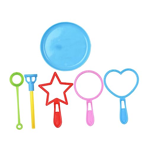 UPKOCH 6Stücke Teiliges Buntes Seifenblasen Set für Interaktive Outdoor Aktivität Vielseitige Blasenstäbe für Spiel und Spaß für Partys und Geburtstage von UPKOCH