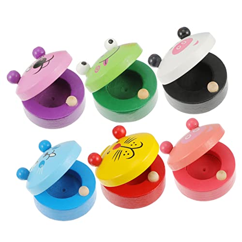 UPKOCH 6Stücke Teiliges Holzspielzeug Puzzle Musikinstrument Castanet für Pädagogisches Orff Instrument für Kreatives und Musikalische für Jahre Zufällige Tierdesigns UPKOCH 6Stücke Teiliges Holzspielzeug Puzzle Musikinstrument Castanet für Pädagogisches Orff Instrument für Kreatives und Musikalische für Jahre Zufällige Tierdesigns von UPKOCH