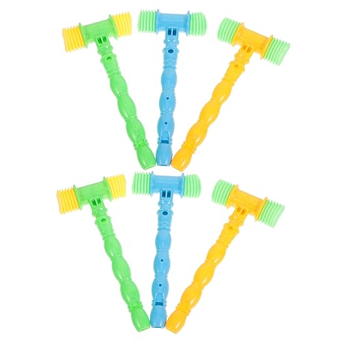 UPKOCH 6Stücke Teiliges Musikalisches Hammer für Farbige Plastikhämmer Kreativität und Rhythmus Lernspielzeug für Kleinkinder von UPKOCH