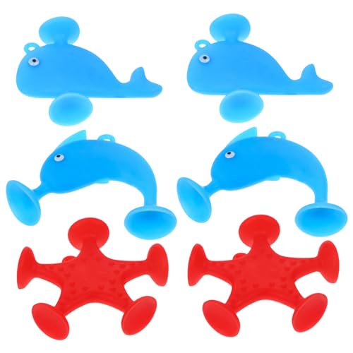 UPKOCH 6er Set Saugnapf Badespielzeug Für Lustige Meeresbewohner Seestern Delphin Wal Badewannenspielzeug Für Kleinkinder Ideal Für EIN Spritziges Badevergnügen UPKOCH 6er Set Saugnapf Badespielzeug Für Lustige Meeresbewohner Seestern Delphin Wal Badewannenspielzeug Für Kleinkinder Ideal Für EIN Spritziges Badevergnügen von UPKOCH