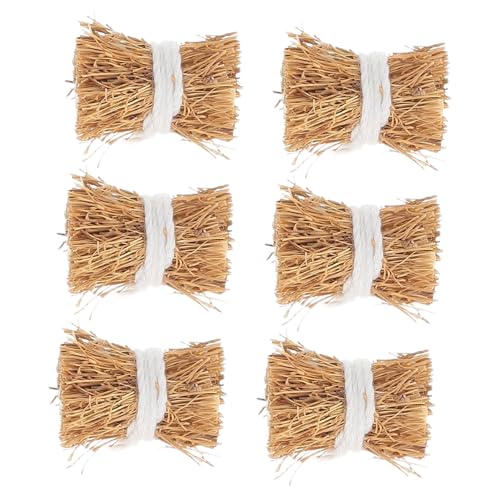 UPKOCH Puppenhaus Mini Heuballen Set 6 Stück Realistische Miniatur Für Dekorative Displays UPKOCH Puppenhaus Mini Heuballen Set 6 Stück Realistische Miniatur Für Dekorative Displays von UPKOCH