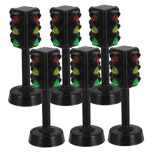 UPKOCH 6st Ampelspielzeug Landschaftsdekoration Ampel Am Zebrastreifen Mini-ampellampe Mit Sockel Für Verkehrsgeräte Ampelfahrzeug Für Bahnübergänge Abs Black UPKOCH 6st Ampelspielzeug Landschaftsdekoration Ampel Am Zebrastreifen Mini-ampellampe Mit Sockel Für Verkehrsgeräte Ampelfahrzeug Für Bahnübergänge Abs Black von UPKOCH