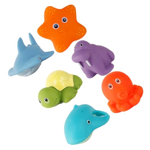 UPKOCH 6st Badespielzeug Badewanne Wasserspielzeug Für Die Babyparty Kinderbadezimmer Duschspielzeug Für Kleinkinder Dusche Vinyl UPKOCH 6st Badespielzeug Badewanne Wasserspielzeug Für Die Babyparty Kinderbadezimmer Duschspielzeug Für Kleinkinder Dusche Vinyl von UPKOCH