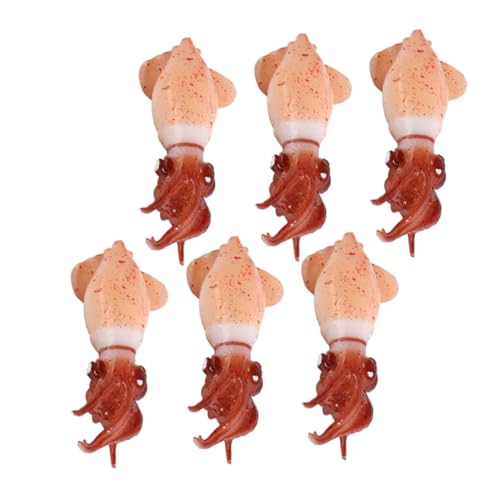 UPKOCH 6st Künstlicher Künstliches Fleisch Für Ausstellungszwecke Künstlicher Calamari Gefälschtes Meerestiermodell Simulations- -verzierung Tierfiguren Brown PVC UPKOCH 6st Künstlicher Künstliches Fleisch Für Ausstellungszwecke Künstlicher Calamari Gefälschtes Meerestiermodell Simulations- -verzierung Tierfiguren Brown PVC von UPKOCH