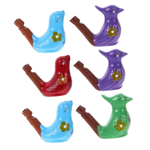 UPKOCH Einzigartige Wasservogelpfeife – 6er-pack Pfeifenspielzeug Aus Keramik – Pfeife in Wasservogelform – Perfektes Für Kinder UPKOCH Einzigartige Wasservogelpfeife – 6er-pack Pfeifenspielzeug Aus Keramik – Pfeife in Wasservogelform – Perfektes Für Kinder von UPKOCH