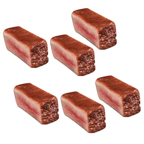 UPKOCH 6st Rinderblock-Modell Kunststoff-Fleisch Küchenfleischmodell Falsches Fleisch Requisite Für Gefälschtes Fleisch in Der Küche Fake-Fleisch-Modell Restaurant-küchendekoration PVC UPKOCH 6st Rinderblock-Modell Kunststoff-Fleisch Küchenfleischmodell Falsches Fleisch Requisite Für Gefälschtes Fleisch in Der Küche Fake-Fleisch-Modell Restaurant-küchendekoration PVC von UPKOCH