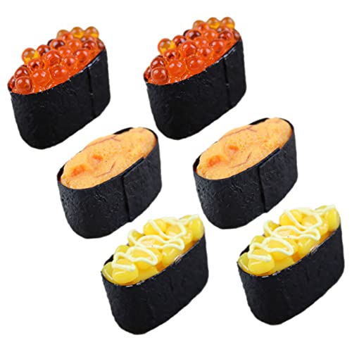 UPKOCH Realistische Japanische Sushi- Und Onigiri-Modelle 6 Stück – Perfekt Für Lernspielzeug Und Foto-Requisiten UPKOCH Realistische Japanische Sushi- Und Onigiri-Modelle 6 Stück – Perfekt Für Lernspielzeug Und Foto-Requisiten von UPKOCH