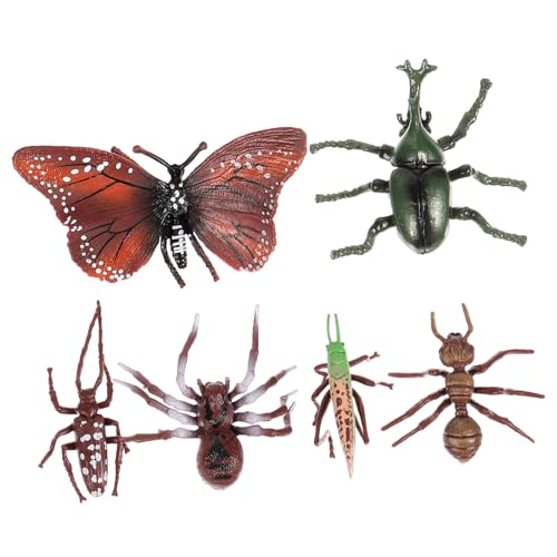 UPKOCH 6stücke Teiliges Realistisches Insektenmodellspielzeug Für Junge Mädchen Lernspielzeug Kreativität Und Intelligenz Zur Dekoration Für Bildungszwecke UPKOCH 6stücke Teiliges Realistisches Insektenmodellspielzeug Für Junge Mädchen Lernspielzeug Kreativität Und Intelligenz Zur Dekoration Für Bildungszwecke von UPKOCH