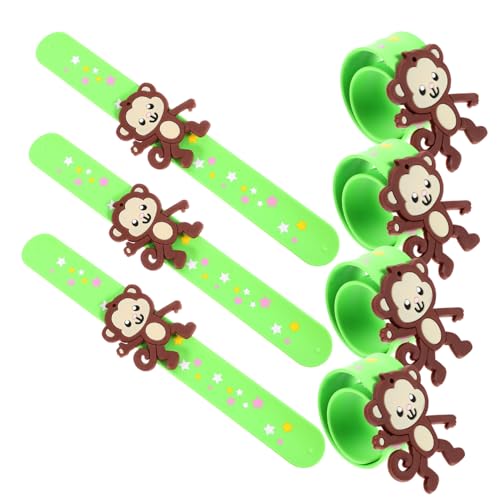 UPKOCH 7stücke Teiliges Silikon Monkey Slap Armbänder Für Lustige Wiederverwendbare Party- Für Geburtstagsfeiern Spielzeug Für Jungen Und Mädchen Vielseitige Handringe von UPKOCH