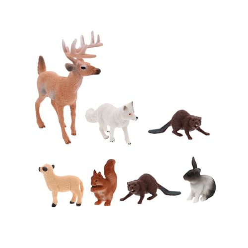 UPKOCH 7 Stück Tiermodell Animal Toys Tier Spielzeugfiguren Figuren von Waldtieren Statuen von Wildtieren Frühpädagogisches realistisches Tierspielzeug Plastik UPKOCH 7 Stück Tiermodell Animal Toys Tier Spielzeugfiguren Figuren von Waldtieren Statuen von Wildtieren Frühpädagogisches realistisches Tierspielzeug Plastik von UPKOCH