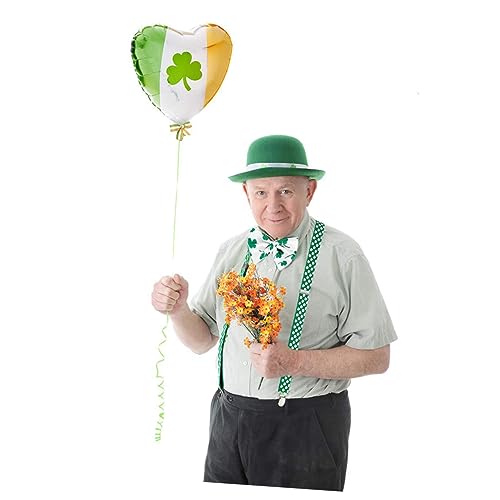 UPKOCH 7 Stück falscher Schnurrbart faschingskostüme karnevalskostüme st. Patricks Day Schnurrbart Foto -Requisiten st. Patricks Day Accessoires st. Patricks Day Partydekoration Green von UPKOCH