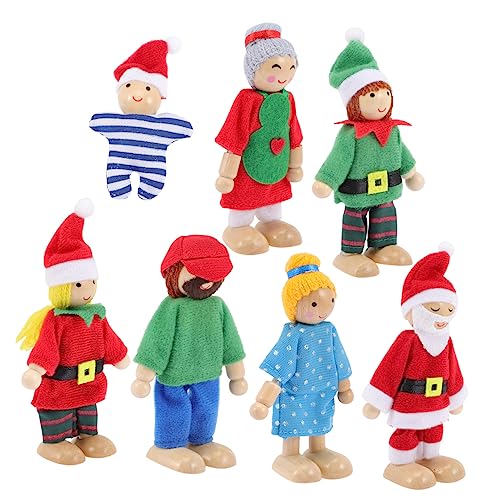 UPKOCH 7 Teiliges Puppenfamilie Spielset Für Puppenhaus Bewegliche Figuren Für Fantasievolles Ideal Für Und Kreative Rollenspiele UPKOCH 7 Teiliges Puppenfamilie Spielset Für Puppenhaus Bewegliche Figuren Für Fantasievolles Ideal Für Und Kreative Rollenspiele von UPKOCH