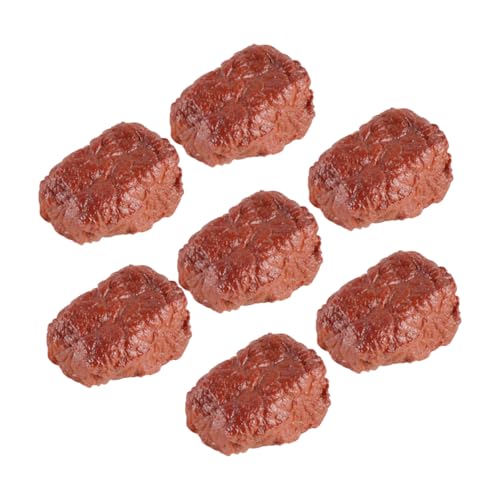 UPKOCH 7 Teiliges Simulationsrindfleischmodell Künstliches Rindfleisch Künstliche Lebensmittel Fleischbällchen Fleisch Gefälschtes Rindfleisch Gefälschtes Realistisches UPKOCH 7 Teiliges Simulationsrindfleischmodell Künstliches Rindfleisch Künstliche Lebensmittel Fleischbällchen Fleisch Gefälschtes Rindfleisch Gefälschtes Realistisches von UPKOCH