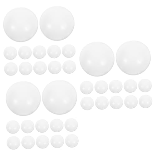 UPKOCH 72 Stück Mini Tischfußball Fußbälle Als Ersatz Für Tischkicker Für Erwachsene Ersatz Für Tischkicker Kleine Bälle Für Tischkicker Teile Für Erwachsene Weiß Mit Dem Ball In von UPKOCH