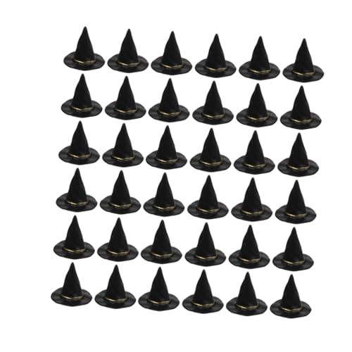 UPKOCH 72 Stück Teiliges Hexenhut Schwarz Miniatur Kunststoff Hüte für Halloween Dekorationen DIY Bastelzubehör Winzige Zauberer Hüte für Puppenhaus und Partygestaltung UPKOCH 72 Stück Teiliges Hexenhut Schwarz Miniatur Kunststoff Hüte für Halloween Dekorationen DIY Bastelzubehör Winzige Zauberer Hüte für Puppenhaus und Partygestaltung von UPKOCH