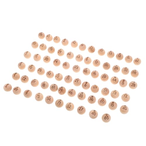 UPKOCH 75 Stück -lotteriekugel Kuchendekoration Kugel Karnevalsball Zahlenzeichnung Bälle Bingo-ersatzkugeln Preisbälle Bingo-Dekorationen Farbsortierkugel Partyzubehör Beige UPKOCH 75 Stück -lotteriekugel Kuchendekoration Kugel Karnevalsball Zahlenzeichnung Bälle Bingo-ersatzkugeln Preisbälle Bingo-Dekorationen Farbsortierkugel Partyzubehör Beige von UPKOCH