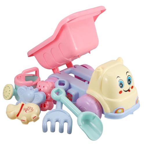 UPKOCH 7Stücke Strandspielzeug Set Für Teiliges Sandspielzeug Set LKW Kreatives Für Strand Für Farben Und Kreativitätsentwicklung Leicht Und Handlich von UPKOCH