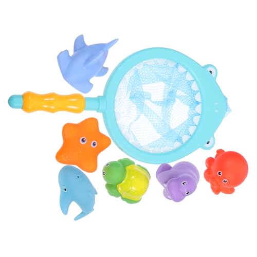 UPKOCH 7Stücke Teiliges Badespielzeug für Interaktiver Wassersprüher mit Schwimmenden Haien und Fischen Fördert die Motorik Meerestiere für Badewanne und Pool UPKOCH 7Stücke Teiliges Badespielzeug für Interaktiver Wassersprüher mit Schwimmenden Haien und Fischen Fördert die Motorik Meerestiere für Badewanne und Pool von UPKOCH