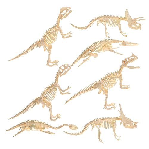 UPKOCH 7stücke Teiliges Dinosaurier Skelett Bastelset Modellspielzeug Für Realistische Dekoration Für Dinosaurierliebhaber Für Frühkindliche Bildung Und Kreative Spielmomente von UPKOCH