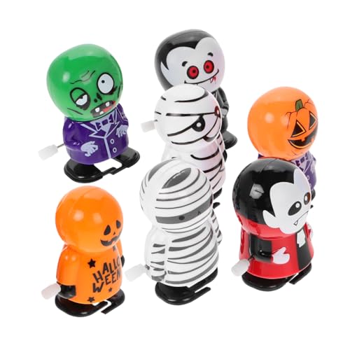 UPKOCH 7st Halloween-aufziehspielzeug Wanderer Animatronik Roboter Augapfel Kriechen Film Gefälscht Schockierend Matschig Monster Aktion Dinosaurier Trick Spinne Streich Plastik von UPKOCH