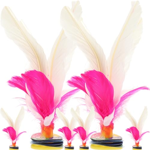 UPKOCH Freizeit-Kick-federbälle Für Kinder 8 Stück Chinesische Badminton-federbälle Traditionelles Spielzeug Für Jungen Und Mädchen Motorische Fähigkeiten Outdoor-aktivität von UPKOCH