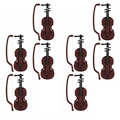 UPKOCH 8 Sätze Mini-Geige Miniaturinstrumente Klein Party Winzige Geige Mit Ornament Violine Desktop-Dekoration Puppengeige Geigenverzierung Dekoration des Spielhauses Brown Abs UPKOCH 8 Sätze Mini-Geige Miniaturinstrumente Klein Party Winzige Geige Mit Ornament Violine Desktop-Dekoration Puppengeige Geigenverzierung Dekoration des Spielhauses Brown Abs von UPKOCH