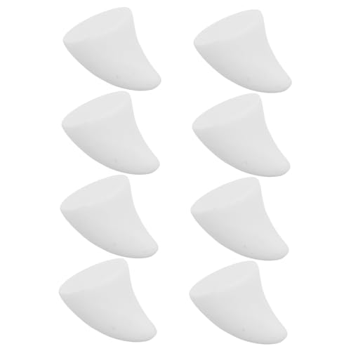 UPKOCH 8 Stück Fursuit Up DIY Fake Nägel Für Pfotenhandschuhe Tierhandschuhe Nägel DIY Cosplay Kostüm Nägel DIY Tierpfotenhandschuhe Accessoire Tierpfotenhandschuhe Nägel Weißes Harz von UPKOCH