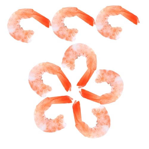 UPKOCH 8 Stück Garnelenimitat küchen Dekoration Party Dekoration Lebensechte Shrimp-Modelle Simulierte Garnelen Fotorequisiten mit Shrimps Restaurant- Simulation Garnelen rot UPKOCH 8 Stück Garnelenimitat küchen Dekoration Party Dekoration Lebensechte Shrimp-Modelle Simulierte Garnelen Fotorequisiten mit Shrimps Restaurant- Simulation Garnelen rot von UPKOCH