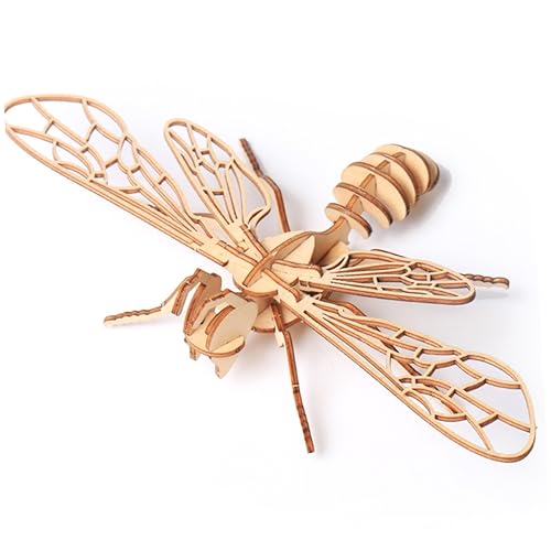 UPKOCH 8 Stück Modellverzierung kindergeburtstags mitgebsel zabawki stymulujące rozwój Handgemachte Puzzles Pädagogisches Malmodell Kinderspielzeug Figurenmodell Bambus Beige von UPKOCH