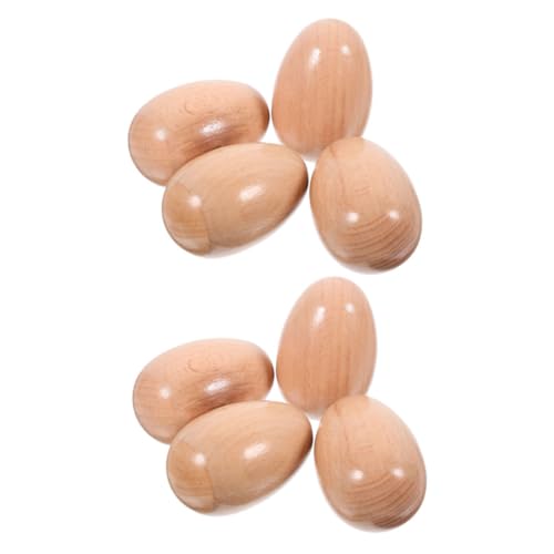 UPKOCH 8 Stück Musikalische Eier Shaker Holz Eier Maracas Hölzernes Handschlaginstrument Für Musikunterricht Party Klassenzimmer Preise UPKOCH 8 Stück Musikalische Eier Shaker Holz Eier Maracas Hölzernes Handschlaginstrument Für Musikunterricht Party Klassenzimmer Preise von UPKOCH