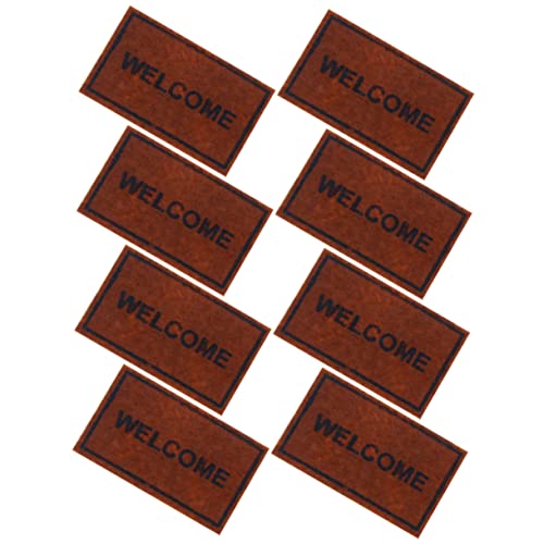 UPKOCH 8 Stück Puppenhausmatten Miniaturen Tür Puppenhausmöbel Kleines Teppiche Mini Hausbedarf Mini Teppich Kleiner Hausteppich Mini Bastelarbeit UPKOCH 8 Stück Puppenhausmatten Miniaturen Tür Puppenhausmöbel Kleines Teppiche Mini Hausbedarf Mini Teppich Kleiner Hausteppich Mini Bastelarbeit von UPKOCH