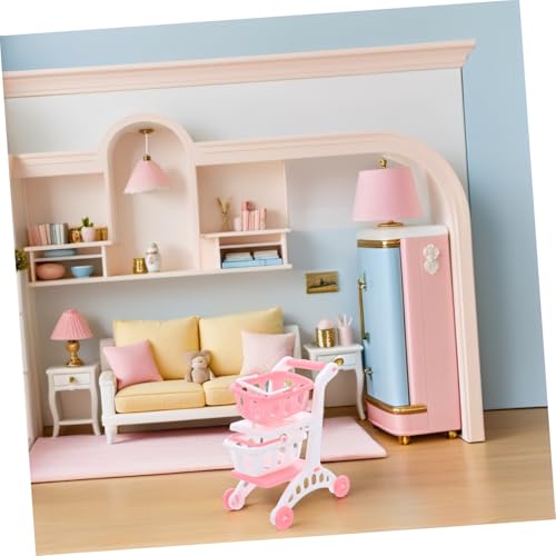 UPKOCH 8 Stück Spiel Lebensmittelladen Artikel Mini Supermarktwagen Miniatur Einkaufswagen Lebensmittelwagen Supermarktwagen Lebensmittelwagen Rollenspiel Lebensmittelladen von UPKOCH