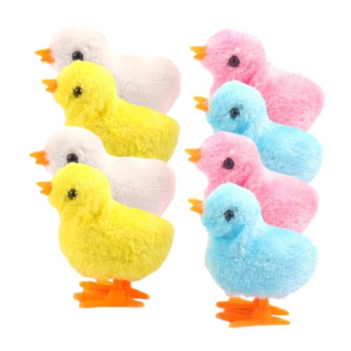 UPKOCH 8 Stück Teiliges Aufziehspielzeug Wind Up Küken Plüsch Hüpft Lustiges Hühnerspielzeug für Haustiere Ostergeschenk Dekoration Zufällige Farbe UPKOCH 8 Stück Teiliges Aufziehspielzeug Wind Up Küken Plüsch Hüpft Lustiges Hühnerspielzeug für Haustiere Ostergeschenk Dekoration Zufällige Farbe von UPKOCH