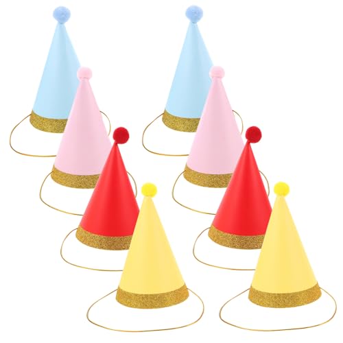 UPKOCH 8 Stück Teiliges Bunter Partyhüte für Haustiere Geburtstagsmützen für Kleine Hunde und Katzen für Feiern und Feiertage für Erwachsene UPKOCH 8 Stück Teiliges Bunter Partyhüte für Haustiere Geburtstagsmützen für Kleine Hunde und Katzen für Feiern und Feiertage für Erwachsene von UPKOCH