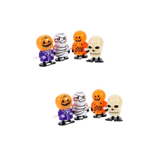 UPKOCH 8 Stück Teiliges Halloween Aufziehspielzeug Lustige Wind Up Figuren mit Kürbis Skelett und Mumie Batteriefrei Kompaktes Kinderparty für Halloween und Mottopartys UPKOCH 8 Stück Teiliges Halloween Aufziehspielzeug Lustige Wind Up Figuren mit Kürbis Skelett und Mumie Batteriefrei Kompaktes Kinderparty für Halloween und Mottopartys von UPKOCH