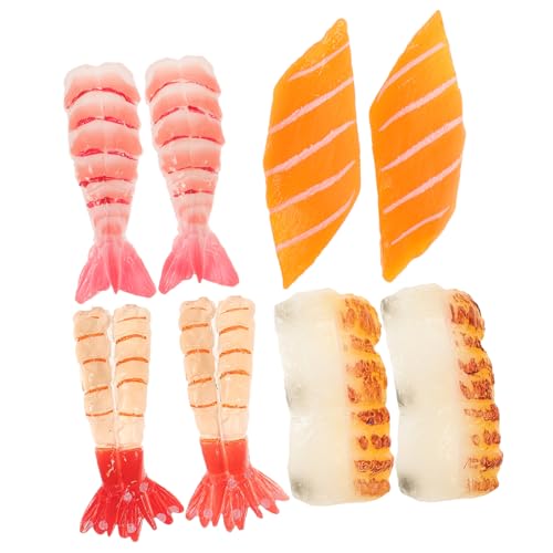 UPKOCH 8 Stück Teiliges Künstliche Sushi Deko Realistische Fake Scheiben für Fotografie Dekoration Simulierte Lebensmittel für Küche Garten Kindergarten UPKOCH 8 Stück Teiliges Künstliche Sushi Deko Realistische Fake Scheiben für Fotografie Dekoration Simulierte Lebensmittel für Küche Garten Kindergarten von UPKOCH