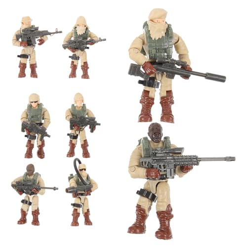 UPKOCH 8 Stück Teiliges Mini Soldaten Modell aus Kunststoff Bewegliche Kleine Figuren für Sandtisch Miniatur Militärspielzeug für Dekorative Mini Soldaten für Rollenspiele und Modellbau UPKOCH 8 Stück Teiliges Mini Soldaten Modell aus Kunststoff Bewegliche Kleine Figuren für Sandtisch Miniatur Militärspielzeug für Dekorative Mini Soldaten für Rollenspiele und Modellbau von UPKOCH