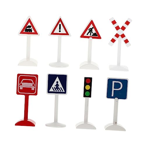 UPKOCH 8 Stück Teiliges Mini Verkehrszeichen Set Realistische Farben Pädagogisches für Verkehrszeichen Lernhilfe für Baustelle und Straßenverkehr Geeignet für Sandtisch und Outdoor Spiel UPKOCH 8 Stück Teiliges Mini Verkehrszeichen Set Realistische Farben Pädagogisches für Verkehrszeichen Lernhilfe für Baustelle und Straßenverkehr Geeignet für Sandtisch und Outdoor Spiel von UPKOCH