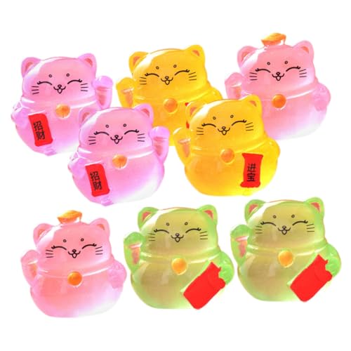 UPKOCH 8 Stück Teiliges Miniatur Glückskatze Figuren aus Resin Leuchtende Nachtdeko für Garten DIY Mikro Landschaft Niedliche Katzendekoration für Innen und Außen Vielseitig Einsetzbar UPKOCH 8 Stück Teiliges Miniatur Glückskatze Figuren aus Resin Leuchtende Nachtdeko für Garten DIY Mikro Landschaft Niedliche Katzendekoration für Innen und Außen Vielseitig Einsetzbar von UPKOCH
