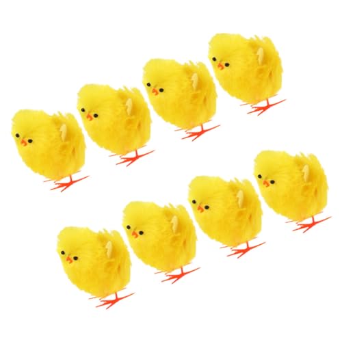 UPKOCH 8 Stück Teiliges Set Flauschiger Plüschige Realistische Osterdekoration für DIY Bastelset Vielseitige Küken Anhänger für Frühlings und Partydeko UPKOCH 8 Stück Teiliges Set Flauschiger Plüschige Realistische Osterdekoration für DIY Bastelset Vielseitige Küken Anhänger für Frühlings und Partydeko von UPKOCH