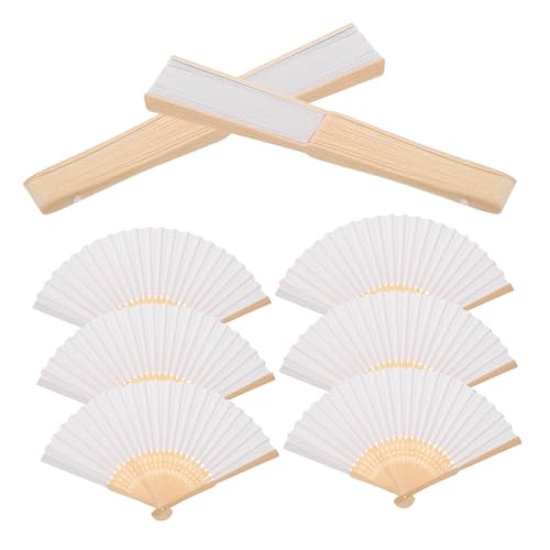 UPKOCH 8 Stück Teiliges Weiße Faltbare Papier Handfächer zum Bemalen DIY Bastelset für Kreative Kunstprojekte für Kindergarten Sommerpicknick und Partydekoration UPKOCH 8 Stück Teiliges Weiße Faltbare Papier Handfächer zum Bemalen DIY Bastelset für Kreative Kunstprojekte für Kindergarten Sommerpicknick und Partydekoration von UPKOCH