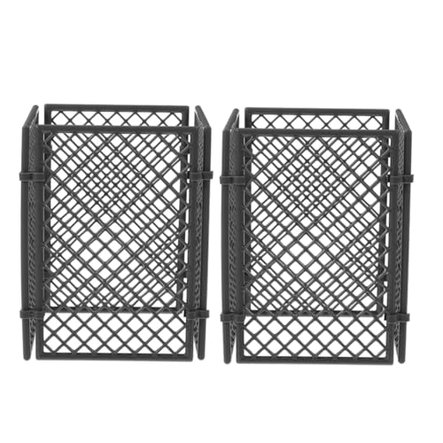 UPKOCH 8 Stück Zubehör Für Schutznetz-bausteine Deko Weihnachtsbaumzaun Feenhafter Gartenzaun Minizaun Für Den Garten Miniaturzaun Mini -Zaun Grey Abs von UPKOCH